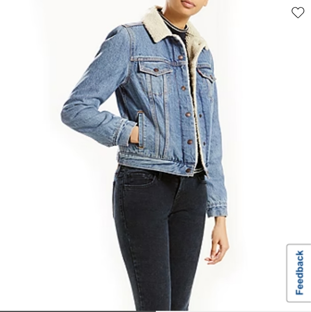Denim Sherpa Jacket